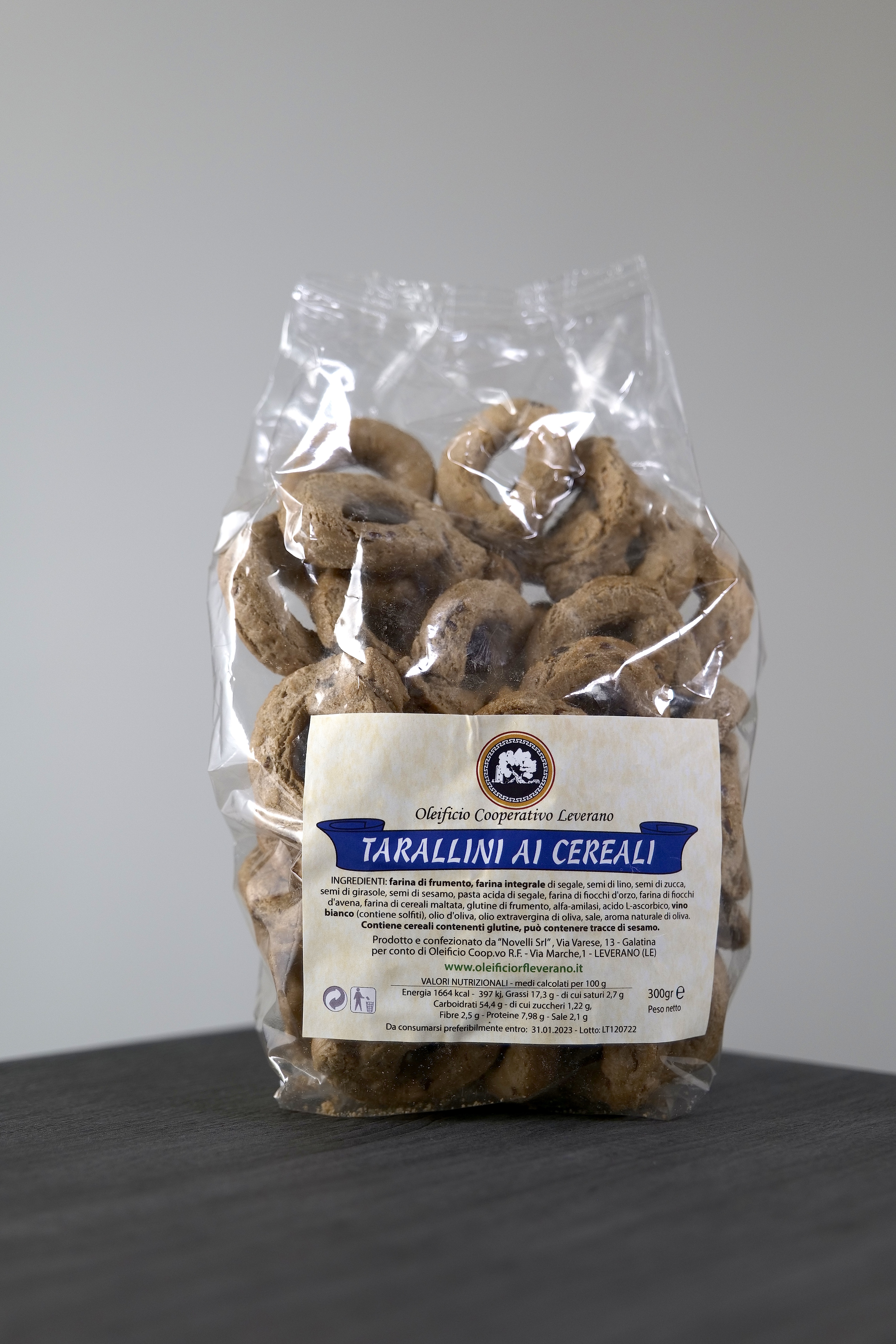 TARALLINI AI CEREALI - Sacchetto 300g