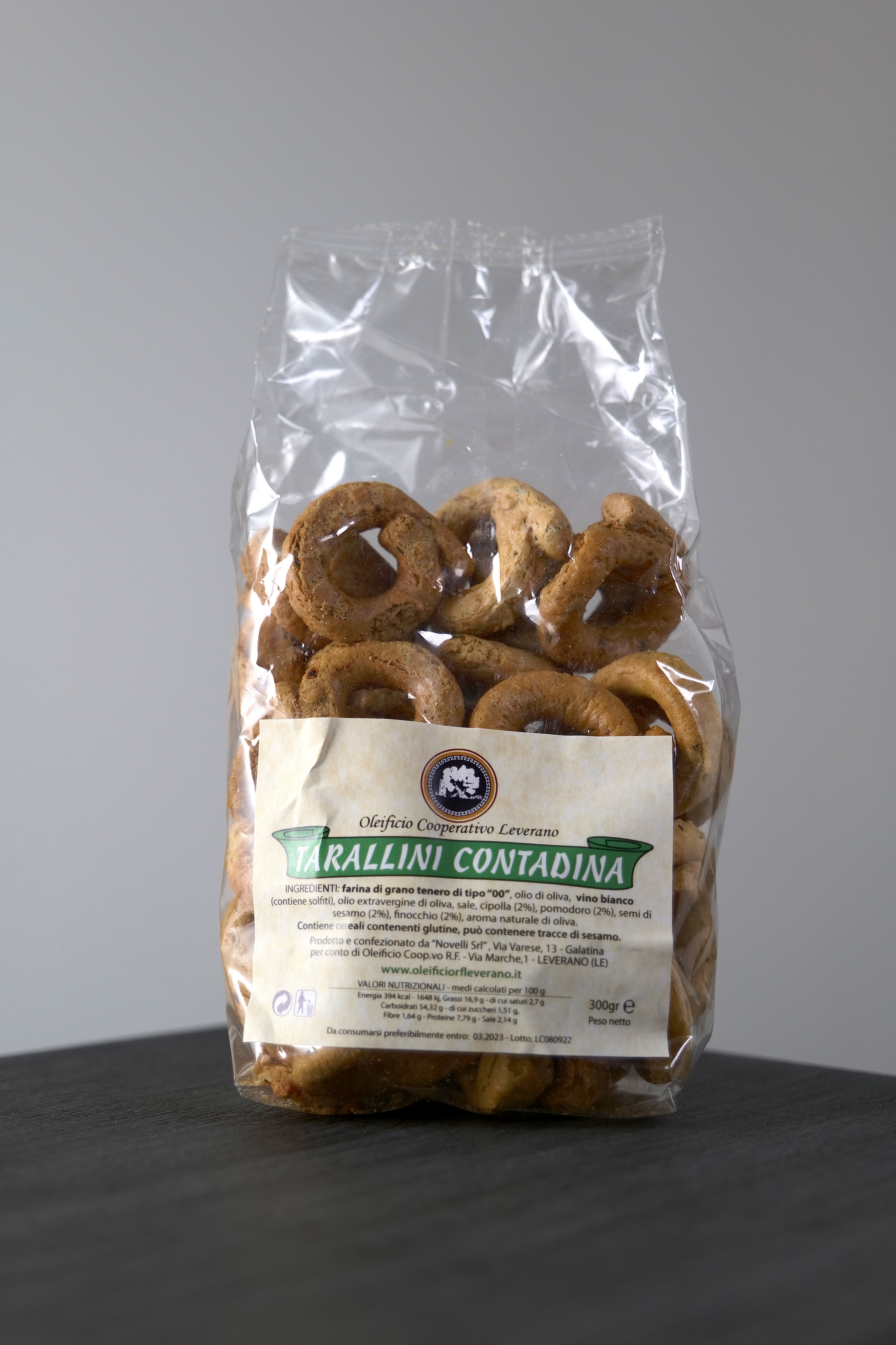 TARALLINI CONTADINA - Sacchetto 300g