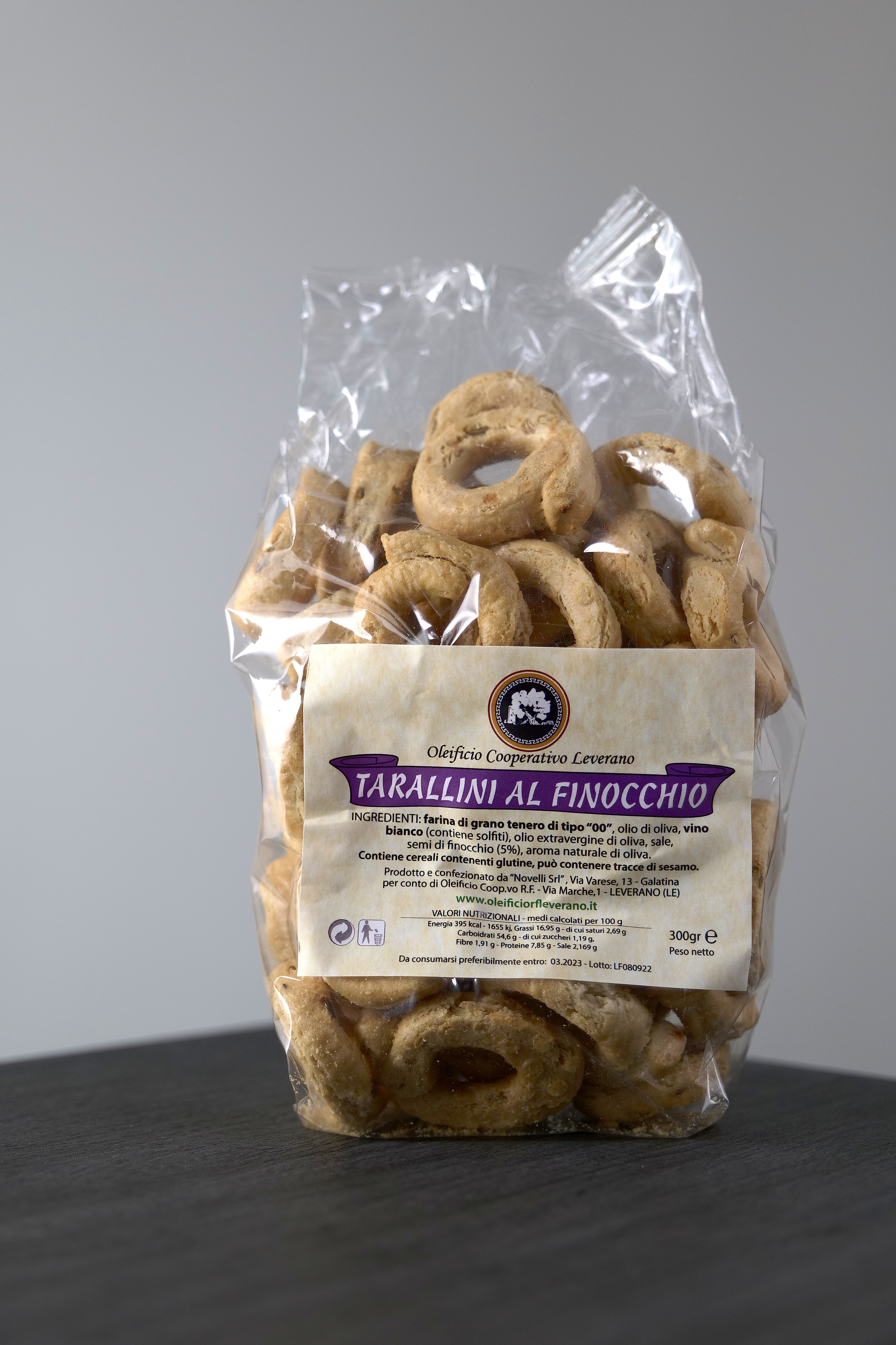 TARALLINI AL FINOCCHIO - Sacchetto 300g