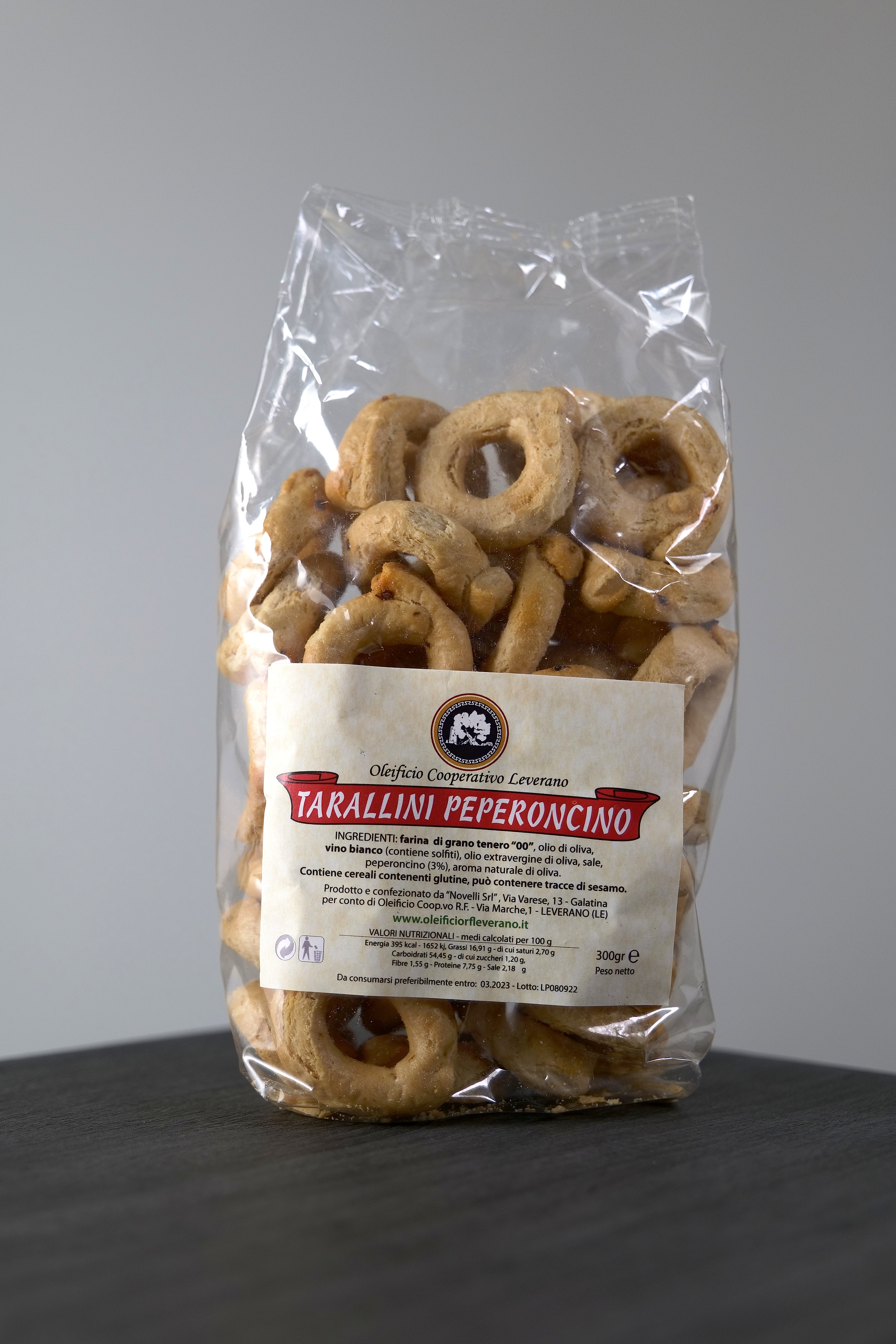 TARALLINI AL PEPERONCINO - Sacchetto 300g